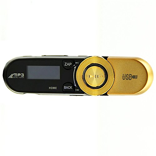 0014567227213 - OHPA LCD SCREEN MP3 MUSIC PLAYER SUPPORT FM RADIO 8GB FLASH TF/SD CARD SLOT USB YELLOW
