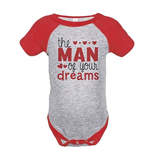 0014567917602 - CUSTOM PARTY SHOP BABY BOY'S VALENTINE'S DAY ONEPIECE 12 MONTHS RED AND GREY