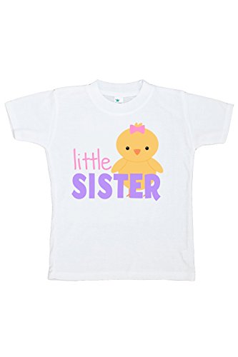 0014567919026 - CUSTOM PARTY SHOP GIRLS' LITTLE SISTER EASTER TSHIRT 2T PINK AND YELLOW