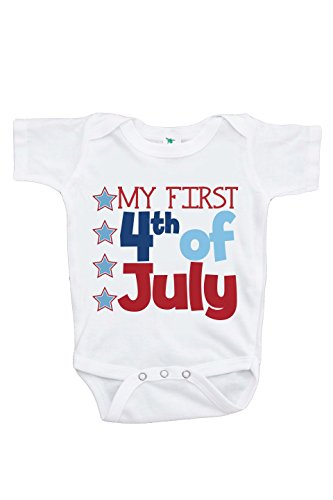 0014567964958 - CUSTOM PARTY SHOP BABY'S FIRST 4TH OF JULY ONEPIECE 0-3 MONTHS