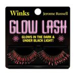 0014608335235 - WINKS GLOW LASH GLOWS IN THE DARK & UNDER BLACK LIGHT GLOW LASH RED