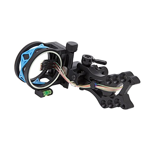 0147164849028 - .30-06 OUTDOORS SHOCKER 5 PIN BOW SIGHT WITH DAMPER, BLUE