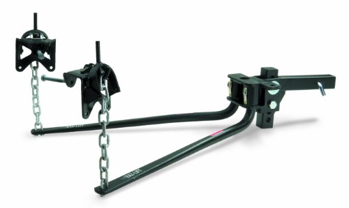 0014717480536 - EAZ-LIFT 48053 1,000 LBS ELITE BENT BAR WEIGHT DISTRIBUTING HITCH WITH ADJUSTABLE BALL MOUNT AND SHANK
