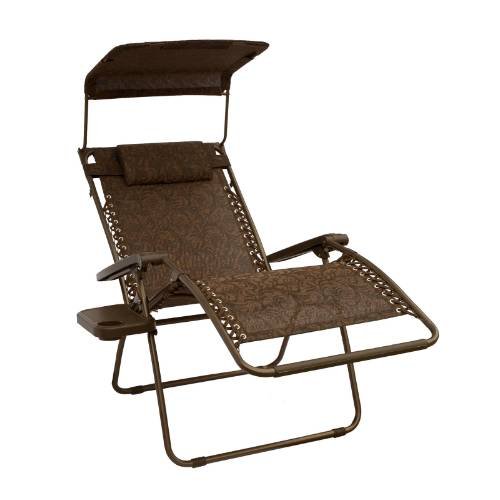 0014761855045 - BLISS GRAVITY FREE CANOPY RECLINER, BROWN
