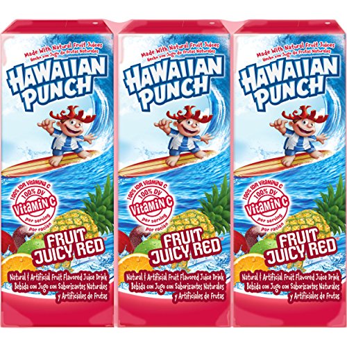 0014800004113 - HAWAIIAN PUNCH FRUIT JUICY RED, 6.75 FLUID OUNCE BOX, 8 COUNT (PACK OF 3)