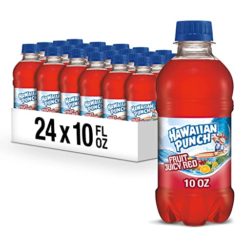 0014800645385 - HAWAIIAN PUNCH FRUIT JUICY RED, 10 FLUID OUNCE BOTTLE, 6 COUNT (PACK OF 4)