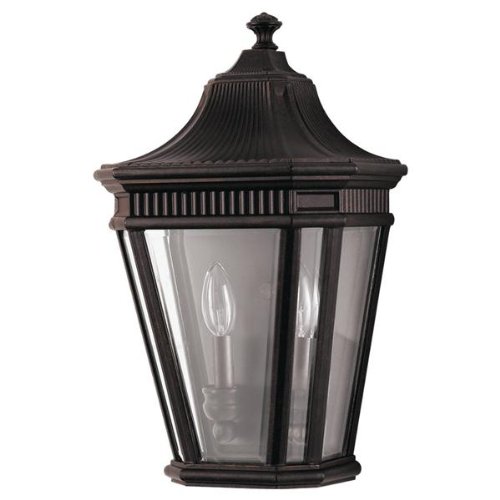 0014817317763 - FEISS COTSWOLD LANE OUTDOOR POCKET WALL MOUNT LANTERN - 16H IN. GRECIAN