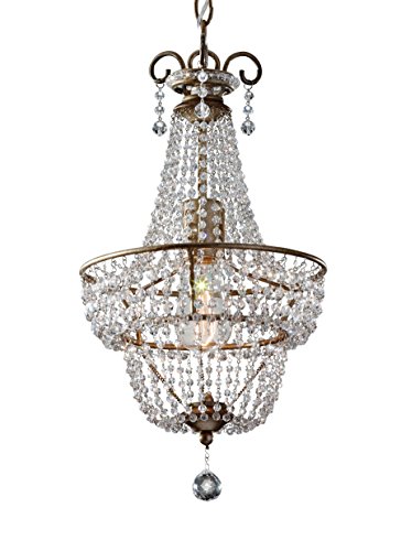 0014817478693 - FEISS F2709/1BUS DUTCHESS CHANDELIER BURNISHED SILVER