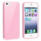 0014834049302 - EVERMARKET(TM) TPU RUBBER SKIN CASE COMPATIBLE WITH APPLEÅ IPHONEÅ 5 / 5S, LIGHT PINK JELLY