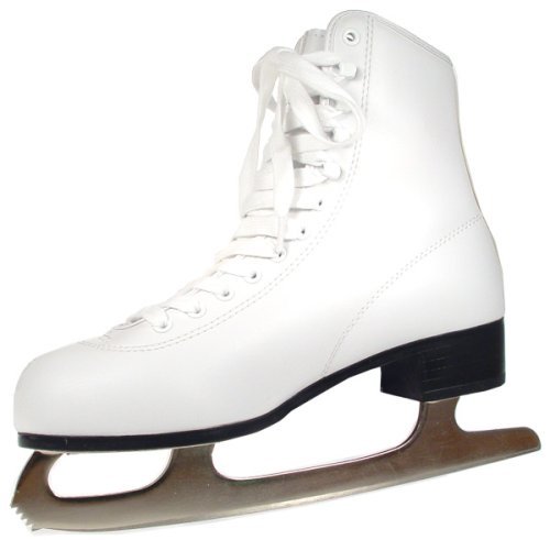 0014869522108 - AMERICAN ATHLETIC SHOE WOMEN'S TRICOT LINED ICE SKATES, WHITE, 10