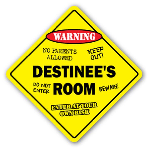 0014891024595 - DESTINEE'S ROOM SIGN KIDS BEDROOM DECOR DOOR CHILDREN'S NAME BOY GIRL GIFT