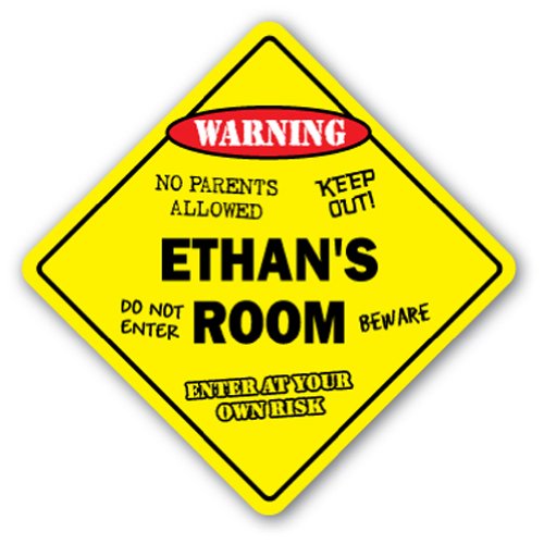 0014891025950 - ETHAN'S ROOM SIGN KIDS BEDROOM DECOR DOOR CHILDREN'S NAME BOY GIRL GIFT