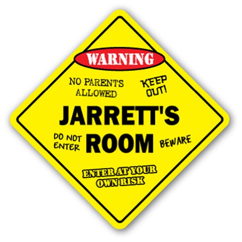 0014891028937 - JARRETT'S ROOM SIGN KIDS BEDROOM DECOR DOOR CHILDREN'S NAME BOY GIRL GIFT