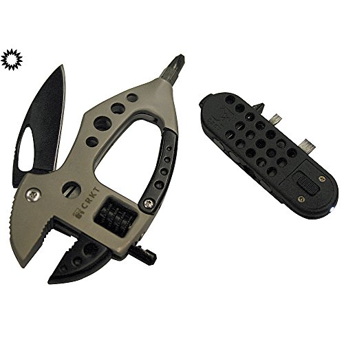 0014891371224 - COLUMBIA RIVER KNIFE AND TOOL 9070 GUPPIE BLACK AND GREY MULTITOOL