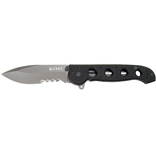0014891371477 - COLUMBIA RIVER KNIFE & TOOL'S M21-14G G10 WORK KNIFE WITH COMBINED RAZOR-SHARP AND VEFF SERRATED BLADE, BLACK