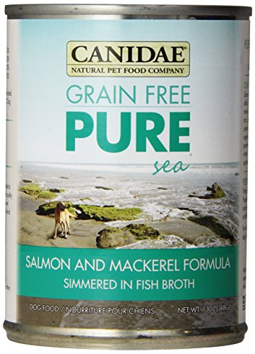 0014891414877 - CANIDAE GRAIN FREE PURE SEA WITH SALMON AND MACKEREL CAN FORMULA FOR DOGS, 13-OU