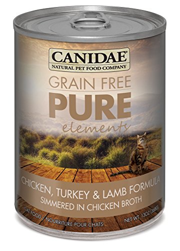 0014891415102 - CANIDAE GRAIN FREE PURE ELEMENTS WITH CHICKEN, TURKEY, AND LAMB CAN FORMULA FOR CATS, PACK OF 12