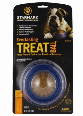 0014891434363 - STARMARK PET PRODUCTS - EVERLAST TREAT BALL (LARGE) CTG: DOG PRODUCTS - DOG TREATS - ALL OTHER