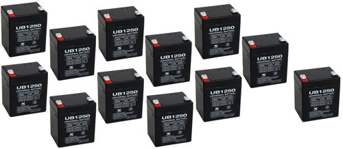0014891937970 - 12V 5AH TOYO SLA 6FMH4 REPLACEMENT BATTERY - 12 PACK