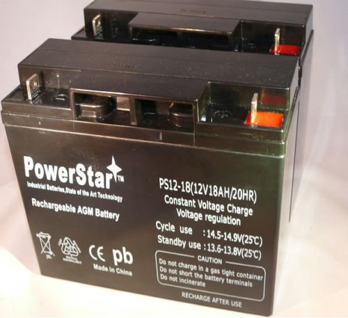 UPG 12V 18AH Battery for Black Decker CMM1200 Mower Replaces 24V Battery -  4 Pack