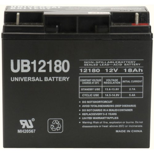 0014891990999 - 12 VOLT 18 AMP HOUR UPGRADE BATTERY FOR MODIFIED POWER WHEELS NEW W/WARRANTY