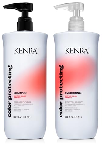 0014926282167 - KENRA COLOR PROTECTING SHAMPOO AND CONDITIONER SET 33.8 FL. OZ.