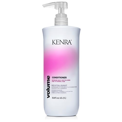0014926604617 - KENRA VOLUME CONDITIONER | CREATES BODY, BOUNCE & FULLNESS | INCREASES VOLUME UP TO 45% | ADDS SHINE | COLOR SAFE | FINE TO NORMAL HAIR | 33.8 FL. OZ.