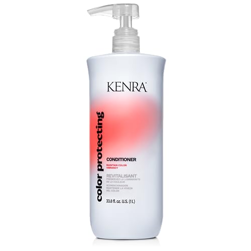 0014926604693 - KENRA COLOR PROTECTING CONDITIONER | COLOR SAFE | MAINTAIN OVER 95% COLOR VIBRANCY THROUGH 40 WASHES | ENHANCES SHINE | PH-BALANCING SYSTEM | COLOR MAINTENANCE | ALL HAIR TYPES | 33.8 FL. OZ.