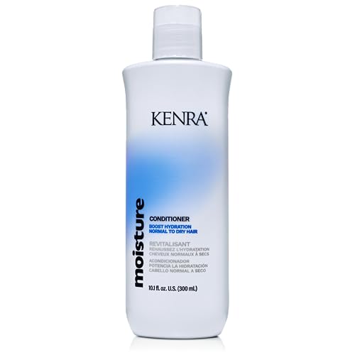 0014926604754 - KENRA MOISTURE CONDITIONER | BOOST HYDRATION | IMPROVE MANAGEABILITY AND SHINE | NOURISH DRY HAIR | COLOR SAFE | EFFORLESS DETANGLING | NORMAL TO DRY HAIR | 10.1 FL. OZ.