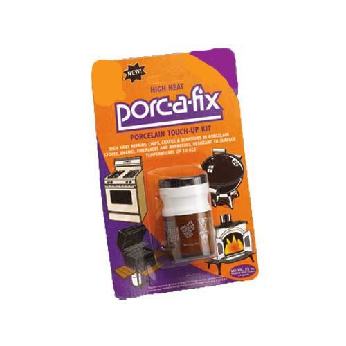 0014929863844 - 1 X ALUMINUM / STAINLESS STEEL PORCELAIN TOUCH UP KIT REPAIRS PORCELAIN AND ENAMEL: CHIPS, CRACKS, AND SCRATCHES IN STOVES, FIREPLACES, BARBECUE GRILLS / CAN ALSO BE USED ON STAINLESS STEEL