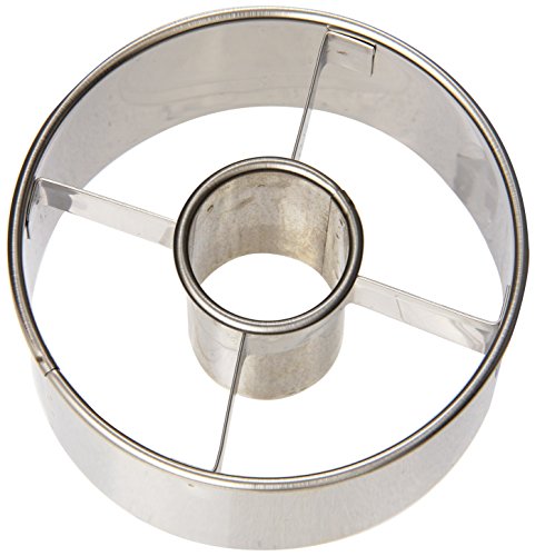 0014963144237 - ATECO 3-1/2-INCH STAINLESS STEEL DOUGHNUT CUTTER