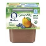 0015000073749 - 2ND FOODS BABY FOODS SITTER DHA PEAR BLUEBERRY OAT