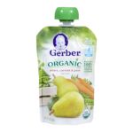 0015000074319 - 2ND FOODS ORGANIC BABY FOOD POUCHES PEAR CARROT PEAS
