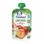 0015000074340 - ORGANIC BABY POUCH APPLES & SUMMER PEACHES