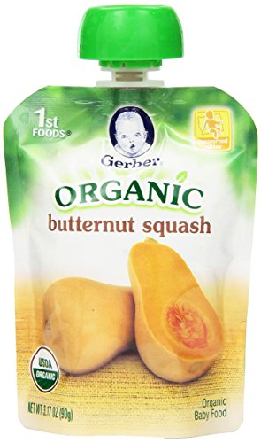Gerber Purees Organic 1st Foods Pouches Butternut Squash 317 Ounce