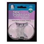 0015000784423 - NEW TRADITIONS CLASSIC NIPPLE WIDE MOUTH 2 PACK
