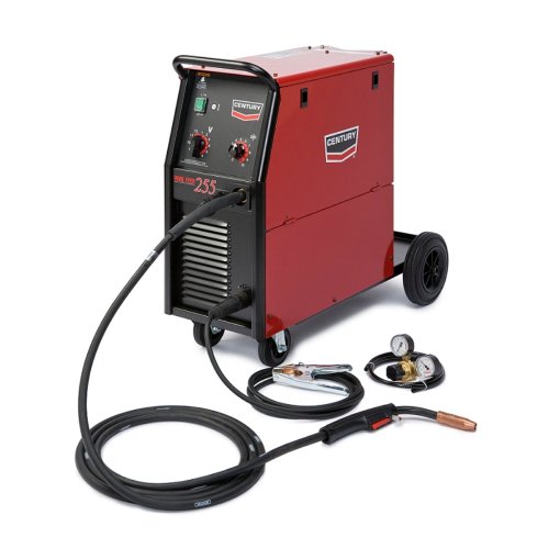 0015082886916 - CENTURY 255 FLUX-CORED/MIG WIRE-FEED WELDER, 30-255 AMP OUTPUT, 230V INPUT