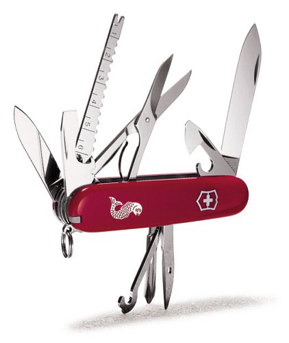 0151903001516 - VICTORINOX SWISS ARMY FISHERMAN POCKET KNIFE (RED)