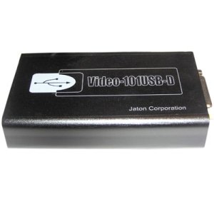 0151903674604 - JATON VIDEO-101USB-D USB TO DVI-I EXT VIDEO ADAPTER 16MB W/DVI TO VGA ADAPT XP/VISTA/7