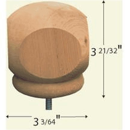 0015233080125 - BW CREATIVE WOOD CE7020000W SQUARE CEDAR POST TOP, 3-21/32 X 3-3/64 (PACK OF 12)