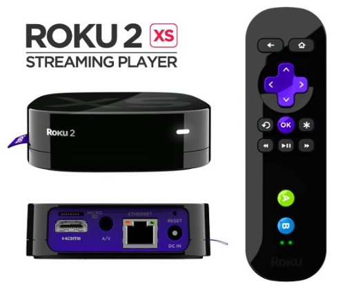 0153280073100 - ROKU2 XS PREMIUM BUNDLE WIRELESS STREAMING PLAYER W/2 GAME REMOTE & MOTION CONTROLLERS