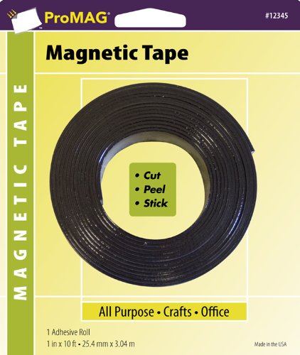 0015377123450 - MAGNUM MAGNETICS-CORPORATION PROMAG 1 X 10 FEET MAGNETIC TAPE (AFG-12345-PGY)