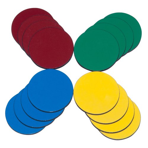 0015377200007 - MAGNUM MAGNETICS-CORPORATION PROMAG 1-INCH DIAMETER FLEXIBLE MAGNETS IN ASSORTED COLORS (AFG-20000)