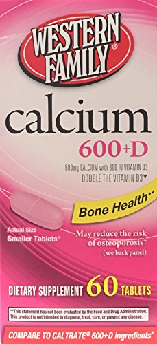 0015400067256 - HIGH QUALITY CALCIUM SUPPLEMENT WITH VITAMIN D3 600 MG, 60 TABLETS (PACK OF 3)