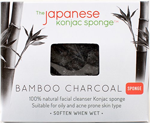 0015568170003 - THE JAPANESE KONJAC SPONGE, BAMBOO CHARCOAL SPONGE