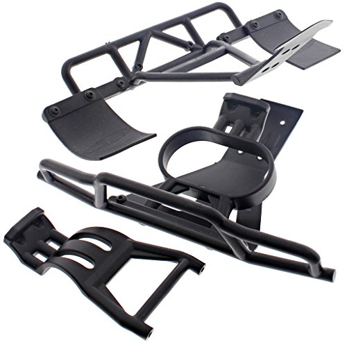 0015568427381 - AE TEAM ASSOCIATED 1/10 PROSC PROLITE 4X4 * FRONT & REAR BUMPERS, MUD FLAP MOUNT