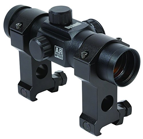 0015568813078 - BUSHNELL AR OPTICS 6 MOA RED DOT RETICLE RIFLESCOPE WITH TACTICAL RINGS, 1X28MM