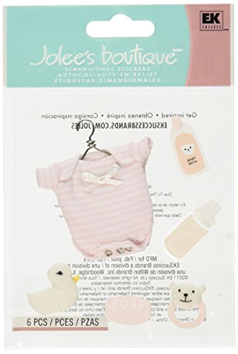 0015586532630 - JOLEE'S BOUTIQUE DIMENSIONAL STICKERS, BABY GIRL OUTFIT