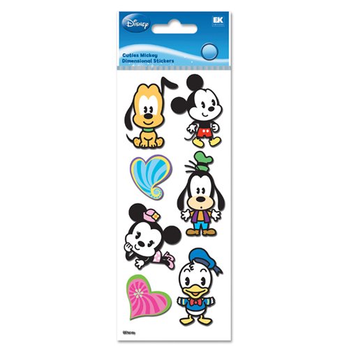 0015586747065 - A TOUCH OF JOLEE'S DISNEY(R) DIMENSIONAL STICKERS - CUTIES MICKEY MOUSE
