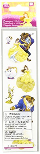 0015586841565 - DISNEY BEAUTY AND THE BEAST DIMENSIONAL STICKERS
